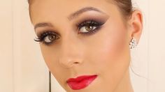 Stage Makeup Dancer, Dance Makeup Tutorial, Stage Makeup Tutorial, Recital Makeup, Ballet Makeup, Ballerina Makeup, Competition Makeup, Blonde Hair Makeup, Ballroom Hair