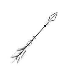 a black and white photo of an arrow with long spikes on it's end