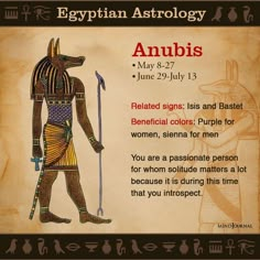 anubis is the god of ancient egypt