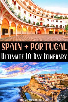 0 Amazing Days in Spain and Portugal Spain Honeymoon, 10 Day Itinerary, Backpacking Spain, Morocco Itinerary, Albufeira Portugal, Moorish Architecture, Spain Itinerary