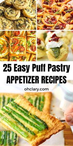 25 easy puff pastry appetizer recipes that are perfect for any party or special occasion