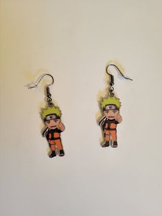 naruto earrings Naruto Earrings, Favorite Jewelry, Jewelry Earrings Dangle, Etsy Earrings, United Kingdom, Dangle Drop Earrings, Naruto, Handmade Items, Dangle Earrings