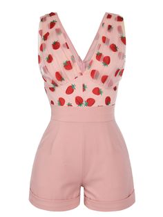 Groovin Outfits, Cottagecore Wardrobe, Lucy Quinn, Retro Stage, Strawberry Pink, Standard Dress, Retro Mode, Red Vintage, Lace Romper