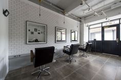 the salon is clean and ready for customers to take their haircuts off before they go out