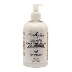 Shea Moisture 100% Virgin Coconut Oil Daily Hydration Conditioner available at Just £9.99 on CosmetizeUK! FREE Shipping, Above £20. Products For Oily Hair, Shea Moisture Coconut Oil, Shea Moisture Coconut, Coconut Oil Conditioner, Coconut Conditioner, Shower Products