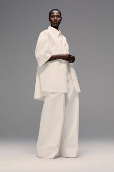 Groovy Dot Elastic Waist Jumbo Pants Christopher John Rogers, Fashion Silhouette, How To Wear A Scarf, All White Outfit, Slip And Slide, Dressed To The Nines, Wedding Suit, Cool Fits, Brand Collection