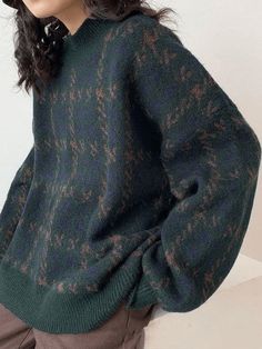 Lantern Sleeve Sweater, Pull Oversize, Fluffy Sweater, Oversized Streetwear, Streetwear Clothes, Y2k Aesthetic Outfits, Indie Outfits, Sweaters Online