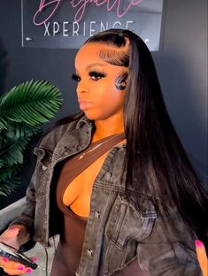 2 Ponytails Lace Front Wig, Wig Install Styles, Hair Wig Styles, Cute Weave Hairstyles, Sew In Hairstyles, Hair Twist Styles