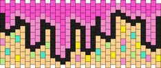 an image of a pixellated pattern with the word wow on it's side