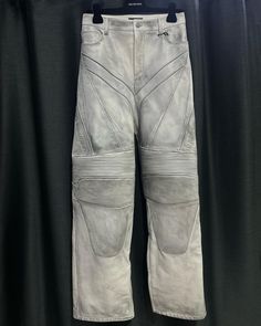 Biker Pants, Mens Leather Pants, Collarless Shirt, Archive Fashion, Sporty Casual, Curvy Women Jeans, Tech Fashion, Pants White