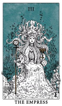 The Empress III.jpg | Tempest Tarot Deck Modern Tarot Deck, Justice Tarot, Relationship Tarot, Free Tarot Cards, Empress Tarot Card, Empress Tarot, Pentacles Tarot, Tarot Magic, Free Tarot Reading