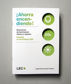 a brochure with the words i ahora enceen - diendo on it