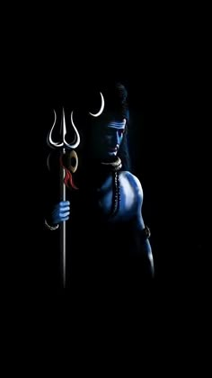 the avatar of lord rama is depicted in this dark photo with an evil look on his face