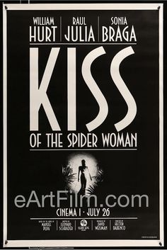 the poster for kiss of the spider woman