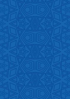 an abstract blue background with stars and lines in the center, as well as on the bottom