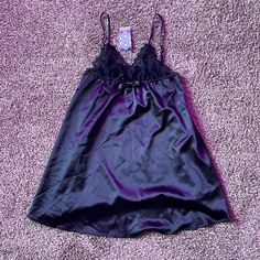 Brand New With Tags, Black Babydoll Nightie. It’s One Size But I Would Say It’s A M/L. Black Sleeveless Sleepwear For Sleepovers, Black Sleeveless Sleepwear, Black Spaghetti Strap Sleepwear For Loungewear, Black Sleepwear For Sleepovers, Black Coquette Sleepwear For Sleepover, Coquette Black Sleepwear For Sleepover, Black Nightgown For Sleepover, Black Coquette Nightgown For Sleep, Black Coquette Nightgown For Party