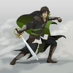 Green Assassin, Anime Assassin, D D Character Ideas, Anime Stories, Character Poses, High Fantasy, Character Design Male, Fantasy Inspiration, Now Open