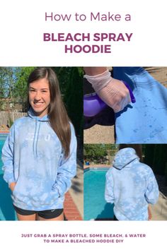 how to make a bleach spray hoodie