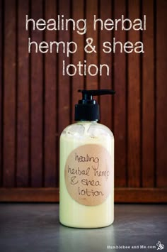 Shea butter lotion recipe | Healing lotion recipe | DIY herbal lotion | DIY hemp oil lotion | Hemp oil recipe | Shea butter recipe Hemp Oil Recipes, Homemade Moisturizer, Lotion Recipe, Homemade Lotion, Natural Body Care