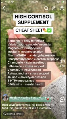 Women Health Vitamins, High Cortisol, Home Health Remedies, Herbs For Health, Thyroid Health, Hormone Health, Health Knowledge, Natural Health Remedies