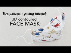 After testing out many different mask shapes and materials, I've finally found the best shape and fabric combination. I will elaborate further on how I decided Contoured Face, Tutorial Sewing, Japanese Sewing Patterns, Mask Shapes, Craft Books