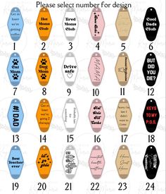 an image of dog tags with names and numbers