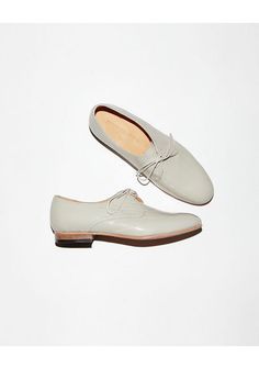 Dieppa Restrepo Lace Oxfords, Band Of Outsiders, Cord Lace, Corded Lace, Wood Heel, Pocket Pants, Crop Shirt