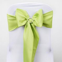 5 PCS | 6x108" Sage Green Polyester Chair Sash Photo Backdrop Stand, Green Wedding Decorations, Wedding Chair Sashes, Chair Bows, Green Tablecloth, Bow Sash, Chair Sash, Chair Sashes, Party Photo Booth