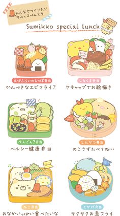 an image of some food items in different languages