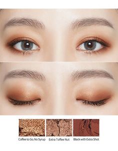 Etude House Eyeshadow, Etude House Lip Tint, Shimmer Eye Makeup, Color Eyes, Korean Eye Makeup, 얼굴 그리기, Lip Lacquer, Asian Eyes