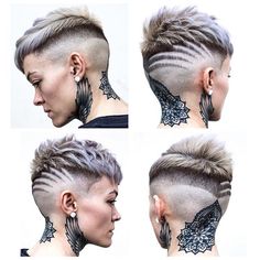 Men's Hair, Haircuts, Fade Haircuts, short, medium, long, buzzed, side part, long top, short sides, hair style, hairstyle, haircut, hair color, slick back, men's hair trends, disconnected, undercut, pompadour, quaff, shaved, hard part, high and tight, Mohawk, trends, nape shaved, hair art, comb over, faux hawk, high fade, retro, vintage, skull fade, spiky, slick, crew cut, zero fade, pomp, ivy league, bald fade, razor, spike, barber, bowl cut, 2018, hair trend 2017, men, women, girl, boy Bald Fade Mohawk, Mohawk Short Hair, Boyish Haircut, Men Undercut, Trendy Haircuts Medium, Haircut Men, Undercut Pompadour, Viking Hair