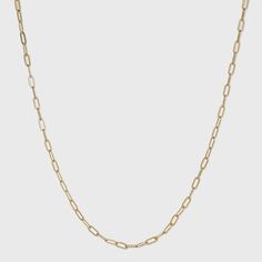 Whether you're out to get coffee or just running errands, the 14K Gold Plated 16" Paperlink Chain Necklace from A New Day™ is the perfect accessory to complete your outfit. This charming necklace is made out of 14k gold-plated, nickel-free metal and features a lobster-claw clasp that helps keep it in place as you go about your day in style. A New Day™: Style that goes wherever you do. Gender: Female Gender Neutral. Age Group: adult. Casual Pearls, Jewelry Cleaner, Jewelry Gold, A New Day, Pearl Jewelry, Lobster Claw, Running Errands, New Day, Gender Female