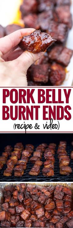 pork belly burnt ends recipe and video