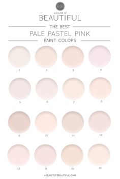 the best pale pastel pink paint colors