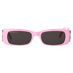 Make A Fashion-Forward Statement With The Balenciaga Bb0096s-012 Rectangular Sunglasses In Pink Acetate. These Sunglasses Exude Confidence And Sophistication With Their Bold Pink Acetate Frame And Sleek Rectangular Design. The Tinted Lenses Not Only Provide Protection From Uv Rays But Also Elevate Your Look With A Touch Of Glamour And Modern Allure. Perfect For Adding A Pop Of Color To Your Outfit And Shielding Your Eyes From The Sun, These Balenciaga Sunglasses Are The Epitome Of Style And Func Balenciaga Sunglasses, Exude Confidence, Rectangular Sunglasses, Elevate Your Look, Uv Rays, Your Eyes, Sunglasses Accessories, Balenciaga, The Sun