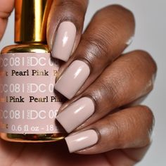 pearl pink swatch copy Dc Gel Polish Colors Neutral, Best Uv Gel Nail Polish Brand, Dnd Pearl Pink, Dnd Fall Nail Colors 2023, Dnd Nude Gel Polish, Dc Nail Polish Colors, Pearl Pink Nails, Dnd Gel Polish Colors, Dnd Gel Nail Polish