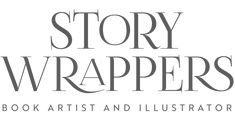 the logo for story wrappers book artist and illustration studio, which is featured in this article