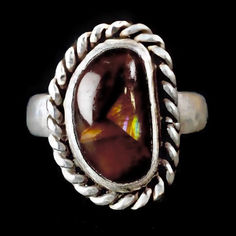 Wild West Fire Agate Sterling Silver Mens Ring. Circa 1970s. Marked Sterling on the band. Wonderful unique gift. Nice heavy well made ring !  Size 11  Weight 15.4 grams Available at my ETSY Shop http://Far-Rider-West.com  #westerngifts #cowboy #fireagate #mensring #vintagerings #agatering #indianjewelry #handmaderings #mensjewelry #artisanjewelry #chunkyring #sterlingsilverring