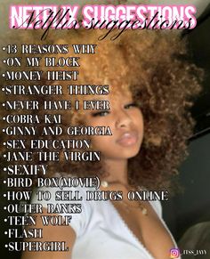 a poster with the names of different types of women's afros on it