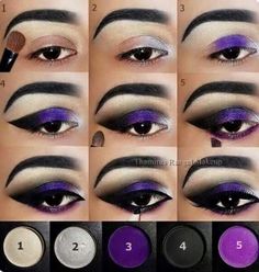 Purple Magic, Makeup 101, Makeup Tutorial Eyeshadow, Eye Makeup Steps, Pinterest Makeup, Emo Makeup, Eye Makeup Designs, Makijaż Smokey Eye