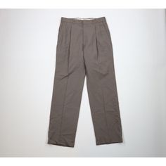 Vintage 70s Streetwear Mens 30x31 Pleated Cuffed Worsted Wool Wide Leg Pants USA Mens Pants Blemish back top. Writing in liner. USA made. Grayish brown color Mens size 30 (no tag, check measurements) Measurements are: 15 inches across the waist laid flat 31 inch inseam 42 inches from top to bottom 9 inch leg open Multicolo Wool US Shipping is FREE Canada is $15 and International is $24 Check out my other items in my store! PR1124 70s Streetwear, Greyish Brown, Streetwear Mens, Trousers Pants, Vintage Pants, Pantalon Large, Khaki Chinos, Trouser Pants, Chinos Pants