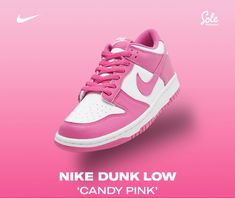 Nike Dunk Low Women, Preppy Pink, Swag Shoes, Candy Pink, Shoe Closet, Nike Dunk Low, Sneaker Heels, Dunk Low, Pink Candy