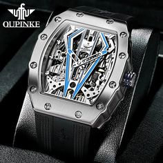 https://www.fineartmirrors.com Find many great new & used options and get the best deals for OUPINKE Automatic Mechanical WATCH Men Tonneau Tungsten Steel Sapphire Mirror 5M at the best online prices at eBay! Free shipping for many products! Watch For Man, Mirror Man, Mechanical Watch Men, Steampunk Watch, Fashion Mirror, Skeleton Watches, Mechanical Hand, Automatic Watches For Men, Stainless Steel Band