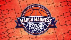 two college basketball teams with the words march madness on them and an image of a tiger's head