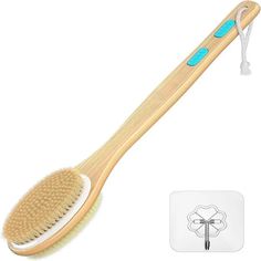 Maison Double Sided Shower Brush when the bristles are wet, you can combine the shower gel to give you a good bathing experience and cleaning effect. It can also dry brush, massage the skin, and remove dead skin. The products are subject to strict quality control. We carefully select the best materials to ensure you have a good experience during the bathing process. Shower Tools, Bath Sponges, Shower Brush, Dry Brush, How To Exfoliate Skin, Bath Brushes, Dry Brushing, Long Handles, Wood Handle