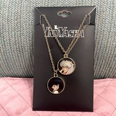 Inuyasha And Kagome Matching Friendship Necklaces. Inuyasha And Kagome, Hot Topic Jewelry, Friendship Necklaces, Inuyasha, Hot Topic, Womens Jewelry Necklace, Silver Gold, Jewelry Necklaces, Necklaces