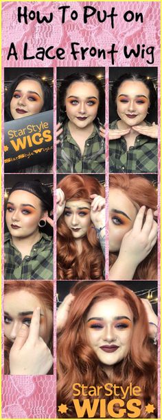 How To Wear Lace Front Wigs, How To Lace Front Wig How To Apply, Wig Wearing Tips, How To Wear A Lace Front Wig, Styling A Wig Hairstyles, Wearing Wigs For Beginners, How To Wear A Wig Tutorials, How To Put On A Lace Front Wig, How To Style A Wig