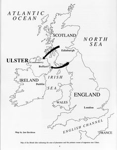 an old map shows the location of england and scotland in black ink on white paper