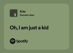 the spotify logo is shown in black and green, with an image of a child's face