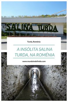 the entrance to an underground tunnel in italy with text overlaying it that reads, '